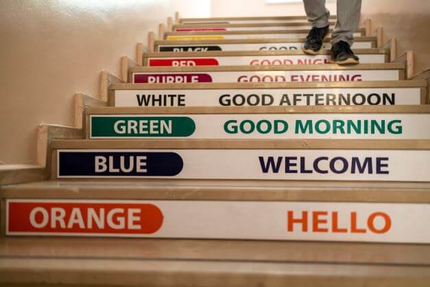 teaching english in steps