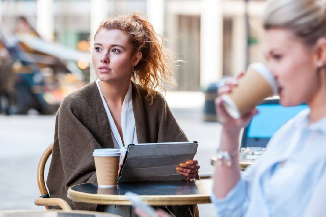 successful busnesswoman ponders next move