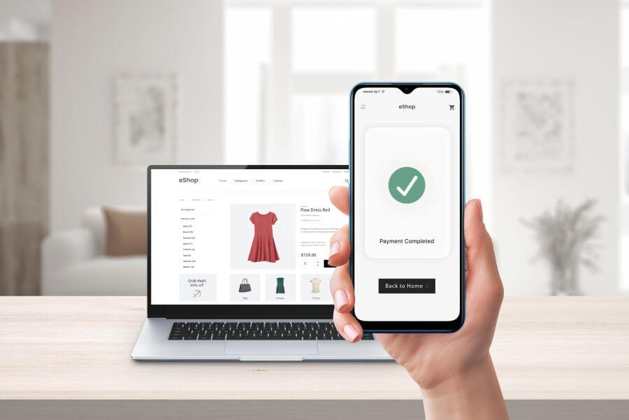 shopping on e commerce sites