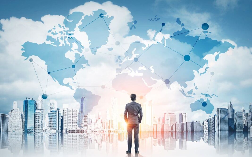 man planning on expanding business globally