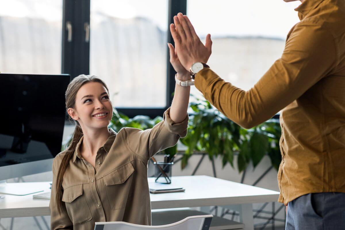 communicating and encouraging employees